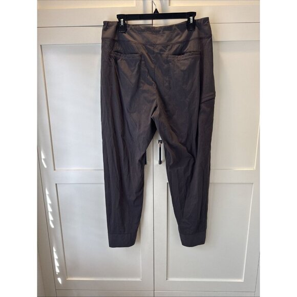 Athleta Joggers Pants Pull-On Zip Pockets Stretch Lightweight Women's Size 14 - Picture 6 of 11